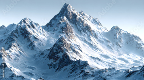 swiss alps in the winter