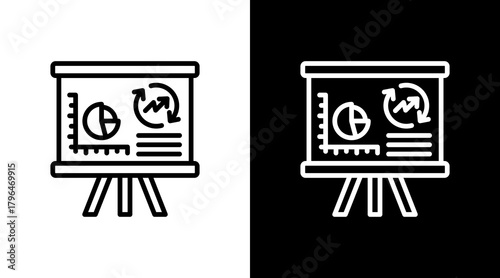 Market Trends With Icon Set Design