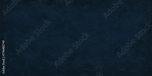 Dark blue grunge texture wall background with rough vintage paper surface