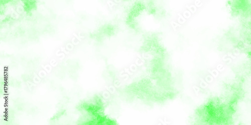An abstract composition featuring a wash of predominantly light green and white hues creating a soft blurred texture