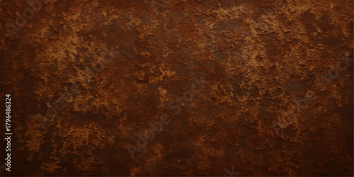 Aged, rusty metal surface with grunge texture is a perfect vintage backdrop design