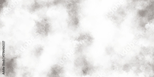 A grayscale abstract background featuring soft swirling patterns resembling smoke or fog creating a blurred atmospheric texture