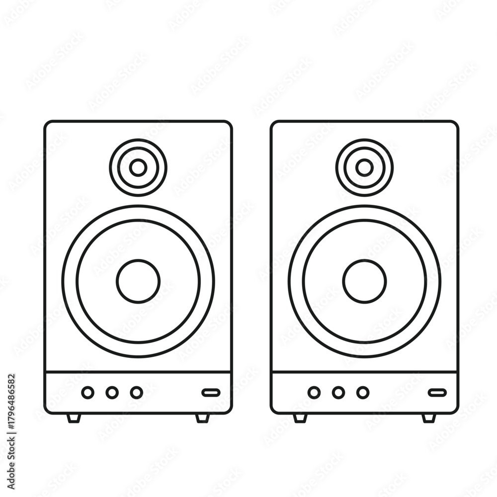 Fototapeta premium speaker icon vector illustration