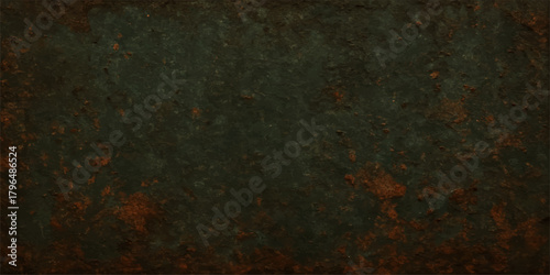 Old rusty metal surface texture background with aged brown corrosion and paint