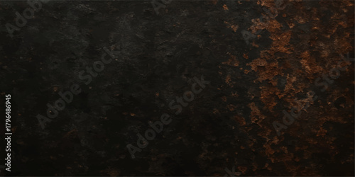 Dark aged, worn, and dirty grunge wall texture backdrop with scratches and rough surface pattern