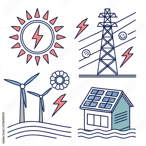 Renewable energy sources and power grid Keywords: renewable energy, solar power, wind power