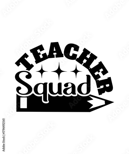 Teacher Squad svg