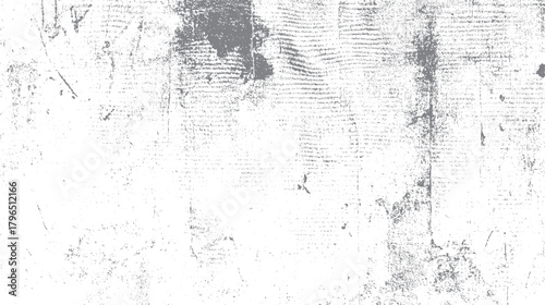 Textured abstract background with distressed gray grunge elements and scattered dots on white vector