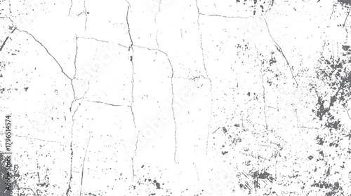 White textured background with grey cracks and speckles resembling distressed plaster or concrete surface