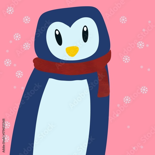 Animal art winter xmas snow