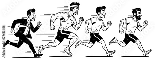 Running race competition