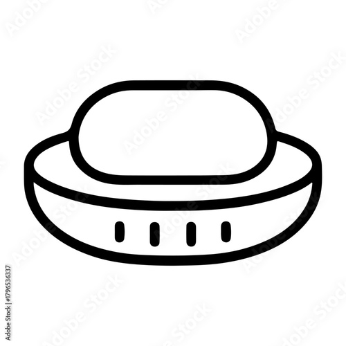soap box vector line icon on a white background
Vector line icon