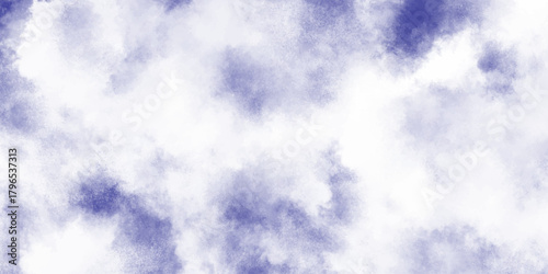 An abstract watercolor background featuring soft washes of indigo and white creating a blurred cloud like texture