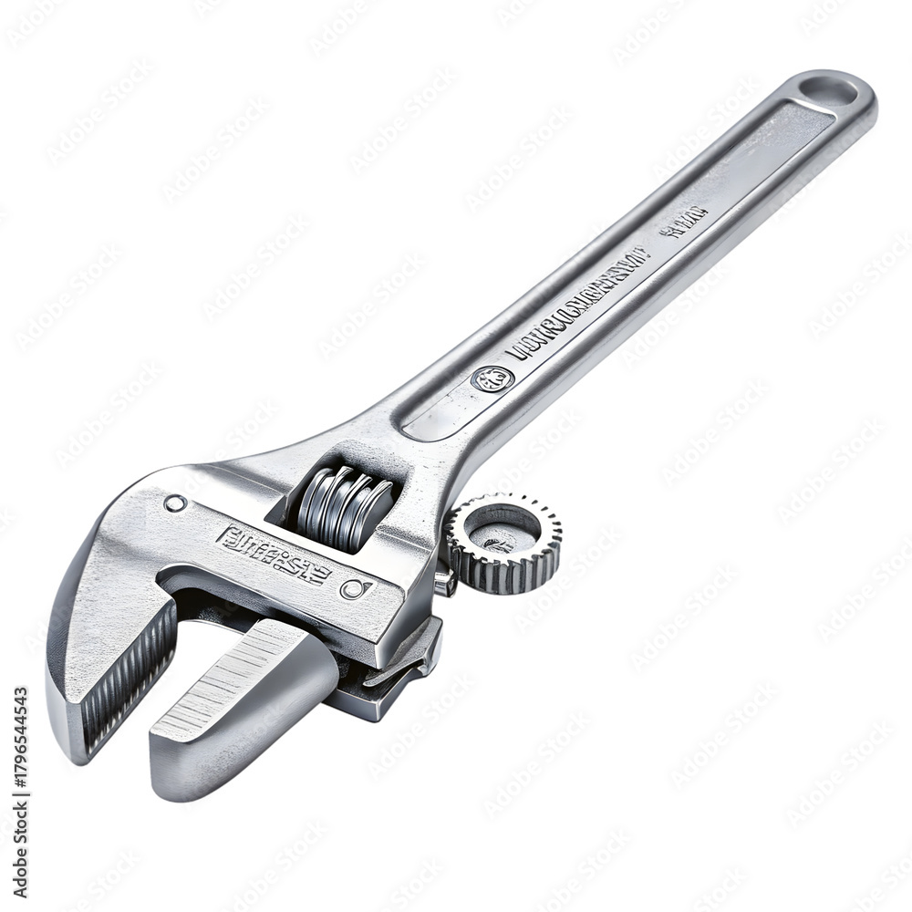 Obraz premium Adjustable wrench, a versatile tool