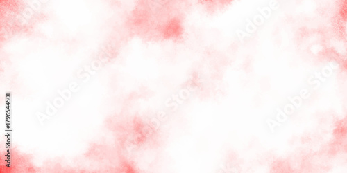 A swirling abstract background of delicate red and white hues creates a soft ethereal and blurry visual texture