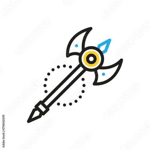 Multi color icon for millennium