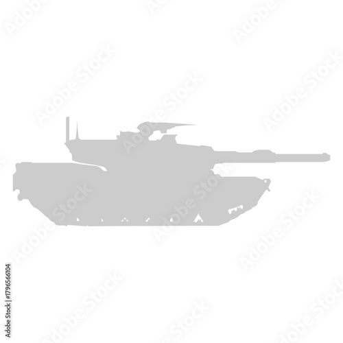 Military Tank Silhouette