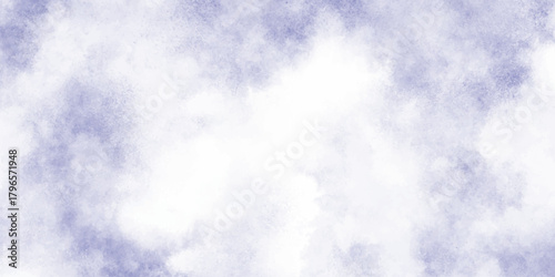 Abstract soft blue watercolor texture background with cloudy white dreamy sky like texture.