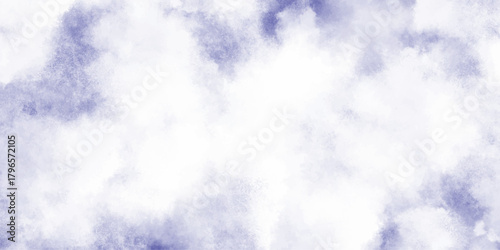 Abstract soft blue watercolor texture background with cloudy white dreamy sky like texture.