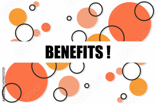 Vector banner. Megaphone with benefits speech bubble. Loudspeaker. Banner for business, marketing. Banner design vector illustration.