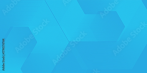 Abstract Hexagon Blue Tech Finance Fintech Background banner art