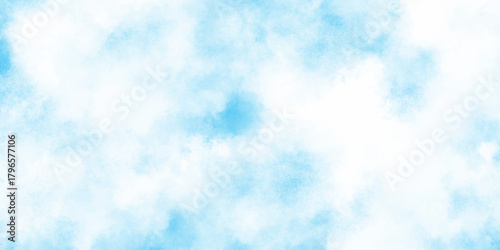 Abstract background illustration featuring light blue watercolor effect  blending seamlessly into a bright white canvas.