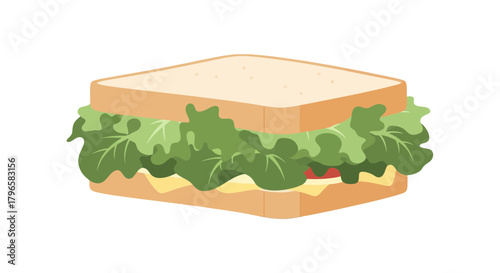 Freshly Prepared Sandwich On Black Background Displaying Healthy Food Options