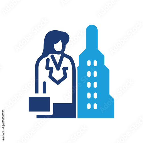 corporate colored icon vector design good for web or mobile app