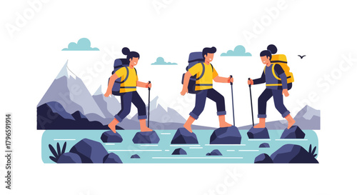 Group Adventures: Exploring Mountainous Landscapes and Overcoming Challenges Together