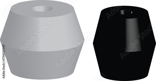 set of cosmetic bottles 3d,vector illustration of a set of abstract shapes