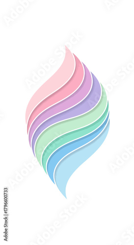 pink and blue striped towel