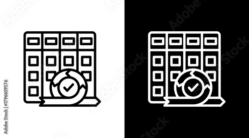 Kanban Board With Icon Set Design	