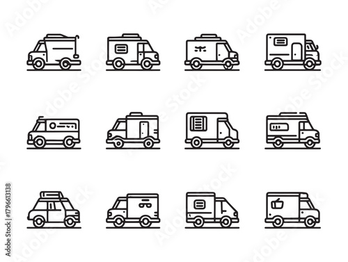 Refrigerated Van Line Art Cold Transport