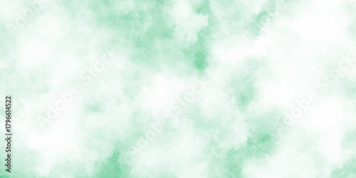 Lush green watercolor texture with soft flowing washes, organic gradients, and natural, calming abstract patterns, Light green watercolor background subtle smoke texture dreamy mint ink cloud wash.