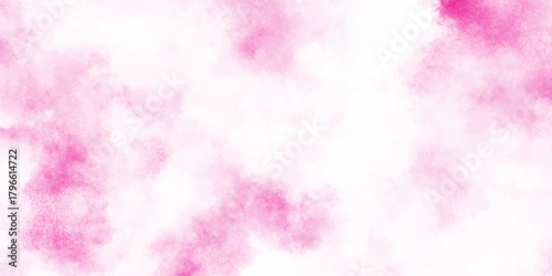 abstract bright pink watercolor or chalk powder texture background with soft, airy clouds a delicate burst of vibrant pigment.	