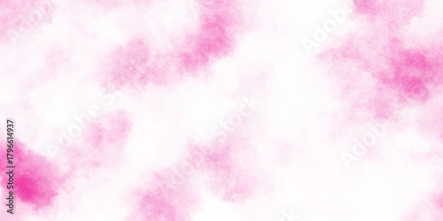 abstract bright pink watercolor or chalk powder texture background with soft, airy clouds a delicate burst of vibrant pigment.	