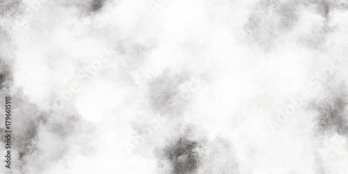 Dramatic and blurry watercolor of black and white grunge and stains of white clouds texture showcasing contrasting tones and atmospheric depth for expressive artistic designs.