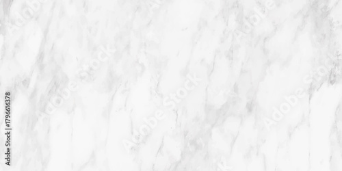 Detailed view of a white marble texture with subtle gray veins running throughout the surface creating an elegant pattern