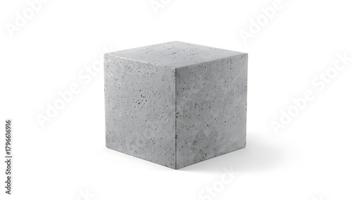 highly detailed 3d concrete texture cube with realistic rough surface, perfect for material studies, architectural design references, product mockups, and construction-related visual elements