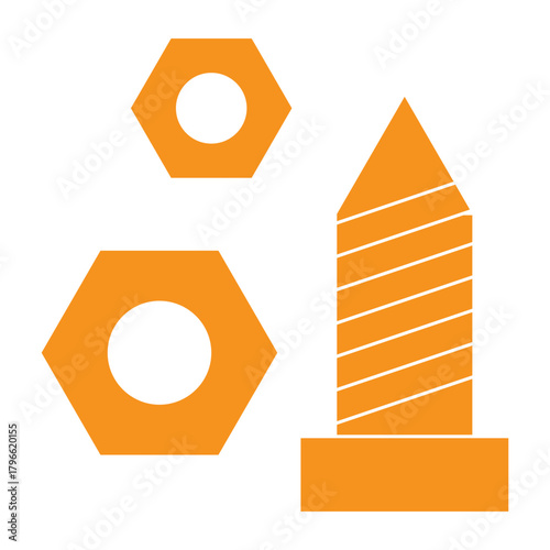 Labor icons set. ools of Labor Day