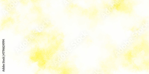 Soft pale yellow watercolor texture with delicate cloudy splashes with vibrant smoke effect for decoration design.
