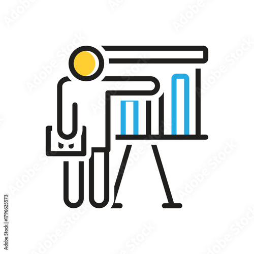 Multi color icon for explained