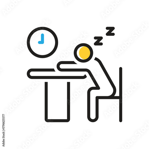 Multi color icon for idle