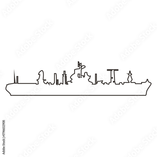 Outline of a Ship