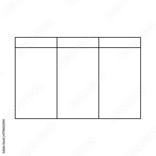 Blank Table Chart Template