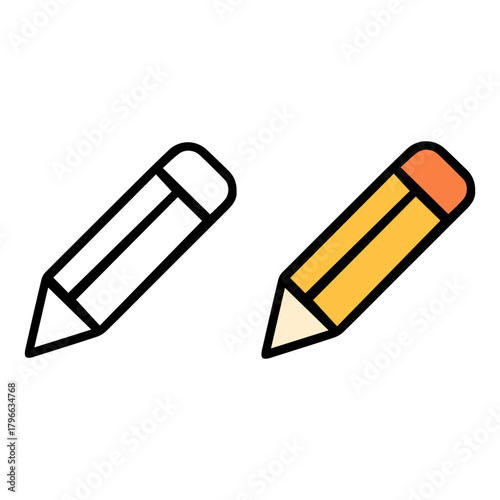 Diagonal Pencil – Line Icon
A bold, minimal line-style icon of a pencil angled diagonally—ideal for representing writing, editing, or creative tasks in digital interfaces and educational 