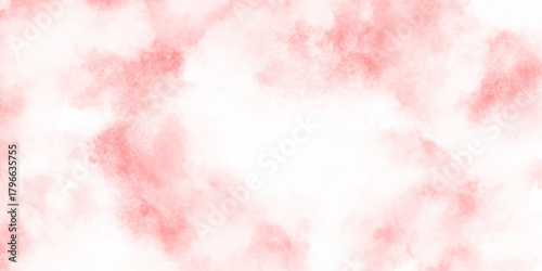 Delicate pink soft white cloudy watercolor texture with soft gradients various white stains, gentle washes, and romantic, dreamy abstract patterns.