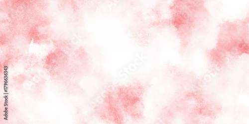 Delicate pink soft white cloudy watercolor texture with soft gradients various white stains, gentle washes, and romantic, dreamy abstract patterns.