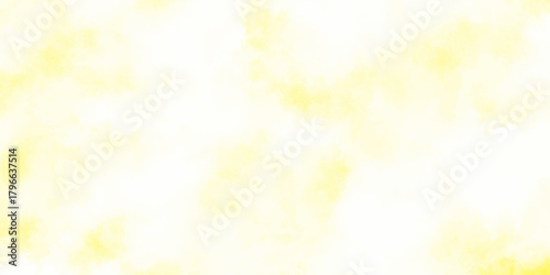 Dreamy and elegant smooth washed and polished cloudy yellow watercolor texture blending soft white hues with delicate cloud forms for serene artistic designs.