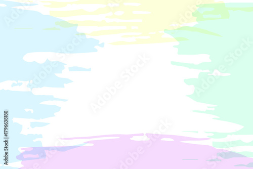 A pool of pale aqua ink, darkest at the center and fading to nothing at the feathered edges.